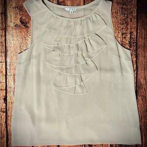 Cabi Ruffled Shell Top Size L